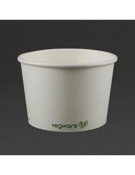 Bols à soupe / glace compostables Vegware 455ml (Lot de 500)
