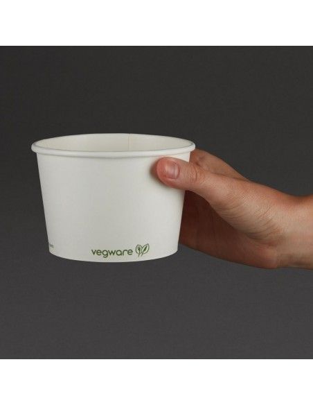 Bols à soupe / glace compostables Vegware 455ml (Lot de 500)
