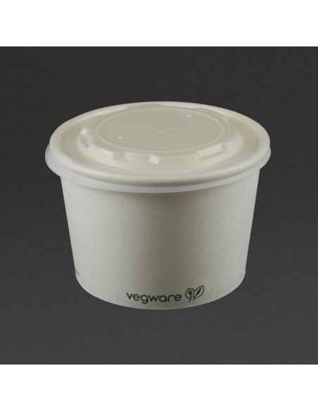 Bols à soupe / glace compostables Vegware 455ml (Lot de 500)
