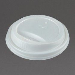Couvercles CPLA pour gobelets boissons chaudes compostables Vegware 225ml (lot de 1000) 2