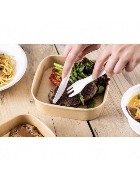 Fourchettes en papier Fiesta Compostable 155 mm (lot de 100)