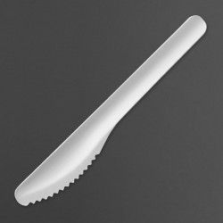 Couteaux en papier Fiesta Compostable 165 mm (lot de 100)