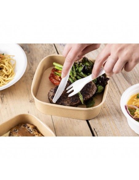 Couteaux en papier Fiesta Compostable 165 mm (lot de 100)