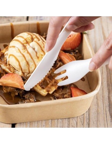 Couteaux en papier Fiesta Compostable 165 mm (lot de 100)