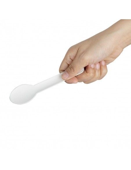 Cuillères à café en papier Fiesta Compostable 132 mm (lot de 100)