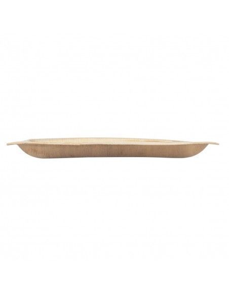 Assiettes creuses carrées en feuilles de palmier Fiesta Compostable 200mm (lot de 100)