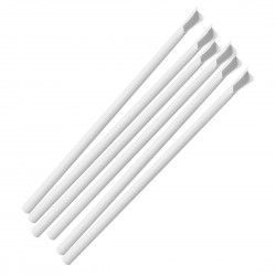 Pailles cuillères en papier Fiesta Compostable blanches 210x8mm (lot de 250) 2