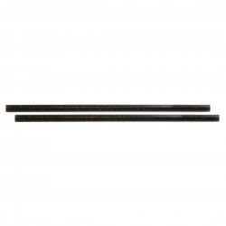 Pailles droites noires Sier Diposables Refork 6 mm / 20 cm (lot de 100) 2