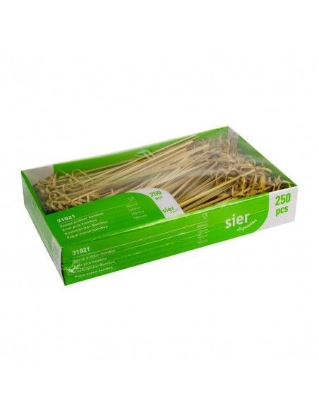 Piques nœuds en bambou Sier Disposables 180mm (lot de 250)