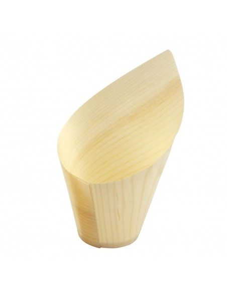 Coupelles obliques en bois FSC® Sier Disposables 220ml (lot de 30)