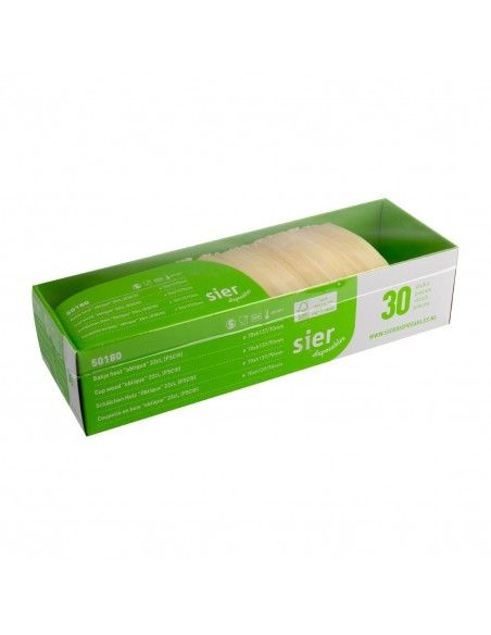 Coupelles obliques en bois FSC® Sier Disposables 220ml (lot de 30)
