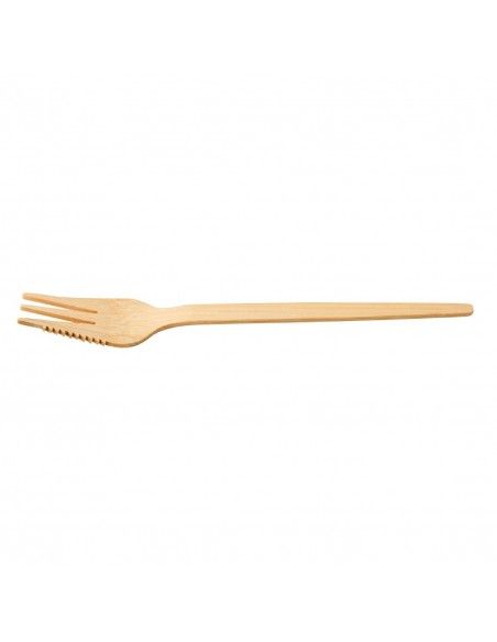 Fourchettes snack en bambou Sier Disposables 135 mm (lot de 100)