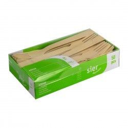 Fourchettes en bambou Sier Disposables 170 mm (lot de 50) 2