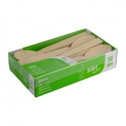 Cuillères en bambou Sier Disposables 170 mm (lot de 50) 2