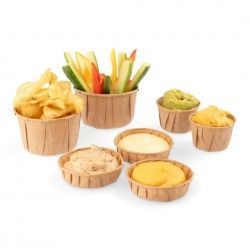 Pots ronds en papier FSC® Sier Disposables marron 37ml (lot de 200) 2