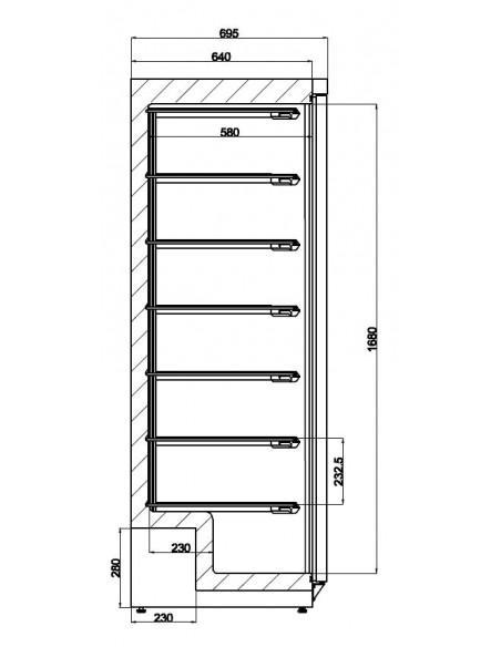 Congélateur 555 litres en acier laqué blanc, -18°/-22°C