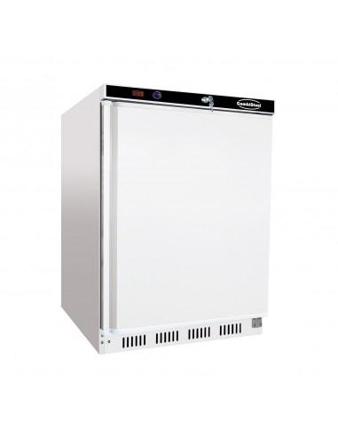 Congélateur 120 litres en acier laqué blanc, -18°/-22°C