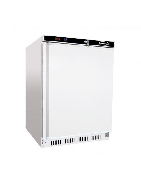 Congélateur 120 litres en acier laqué blanc, -18°/-22°C