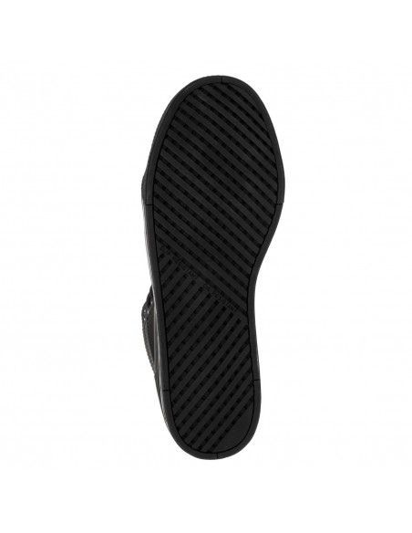 Baskets de sécurité montantes en microfibre Slipbuster noir mat 39