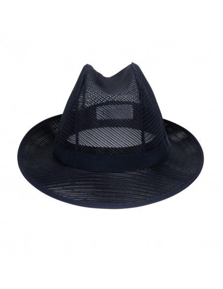 Chapeau Trilby bleu marine S