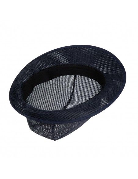 Chapeau Trilby bleu marine S