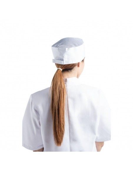 Calot de cuisine Cool Vent Chef Works blanc