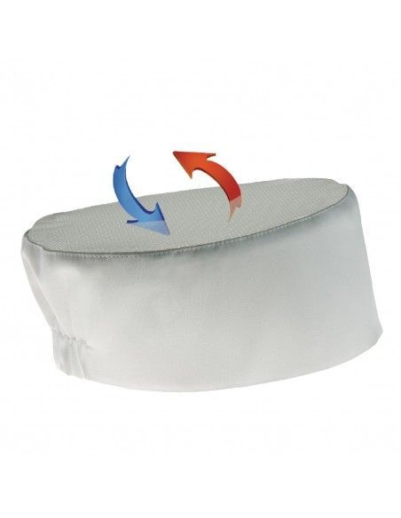 Calot de cuisine Cool Vent Chef Works blanc