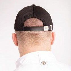 Casquette baseball Cool Vent Chef Works noire et grise 2