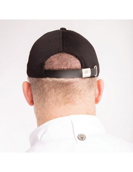 Casquette baseball Cool Vent Chef Works noire et grise