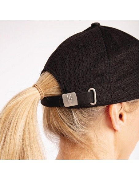 Casquette baseball Cool Vent Chef Works noire et rouge