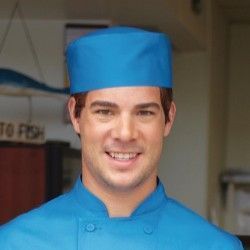 Calot de cuisine Chef Works bleu 2