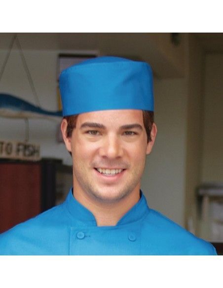 Calot de cuisine Chef Works bleu