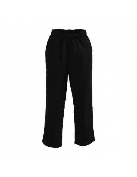 Pantalon de cuisine mixte traité au Teflon Easyfit noir L