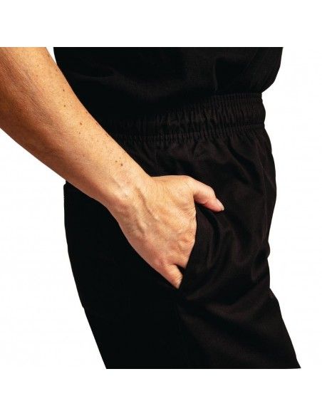 Pantalon de cuisine mixte traité au Teflon Easyfit noir XL