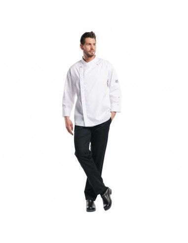 Pantalon de cuisine mixte Chaud Devant Nero noir 56