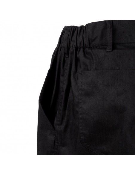 Pantalon de cuisine mixte Chef Works Professionnel chevrons noirs L