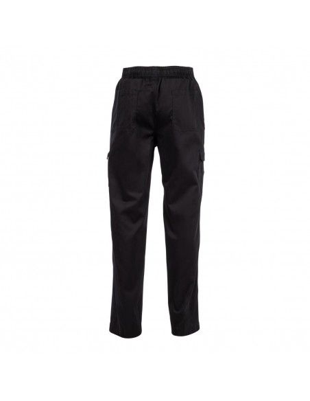 Pantalon de cuisine mixte Chef Works Slim Fit Cargo noir L