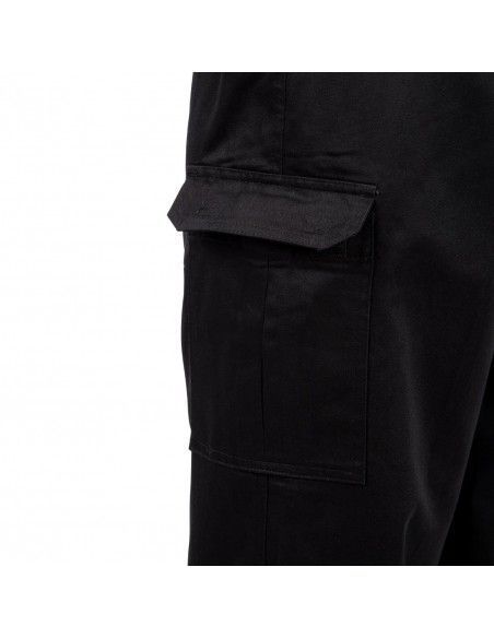 Pantalon de cuisine mixte Chef Works Slim Fit Cargo noir XXL