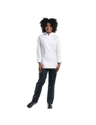 Pantalon de cuisine stretch femme Chaud Devant Skinny noir S