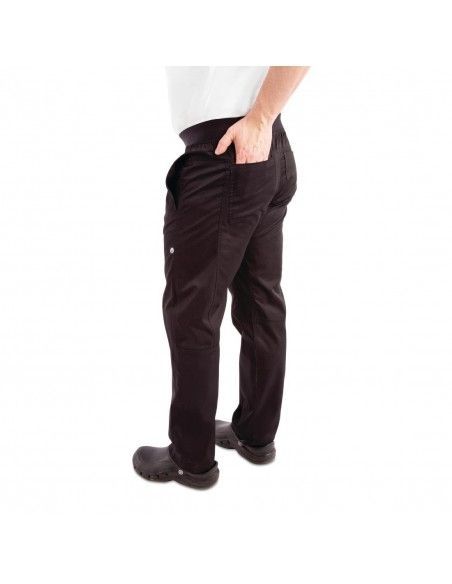 Pantalon slim léger homme Chef Works noir XS