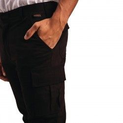 Pantalon homme slim stretch Cargo noir 42 2