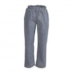 Pantalon de cuisinier mixte Whites Vegas petits carreaux noir et blanc M 2
