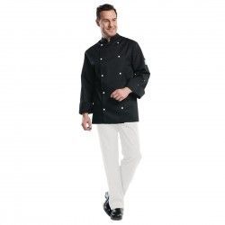 Veste de cuisine mixte Chaud Devant Firenze noire M
