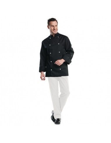 Veste de cuisine mixte Chaud Devant Firenze noire XXL