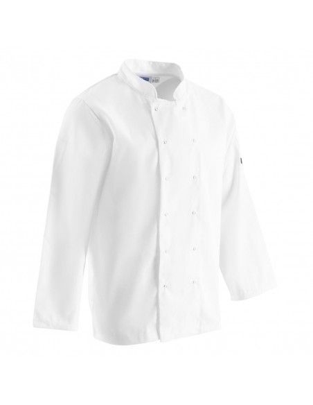 Veste de cuisine mixte Whites Vegas manches longues blanche S