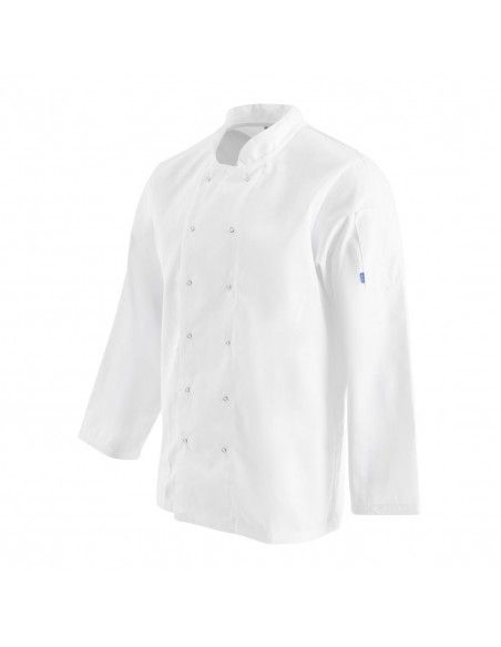 Veste de cuisine mixte Whites Vegas manches longues blanche S