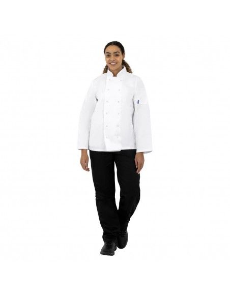 Veste de cuisine mixte Whites Vegas manches longues blanche XXL