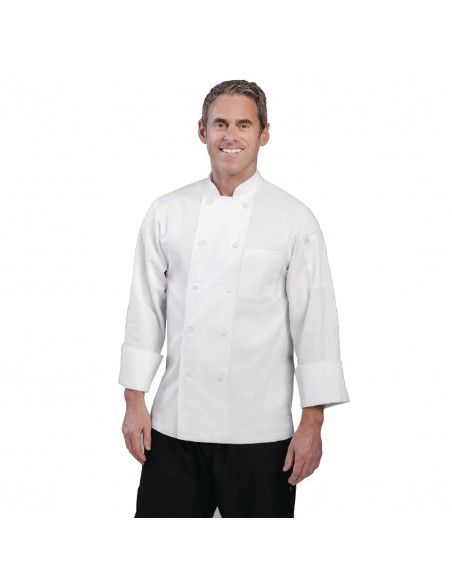 Veste de cuisine mixte Le Mans Chef Works blanche L