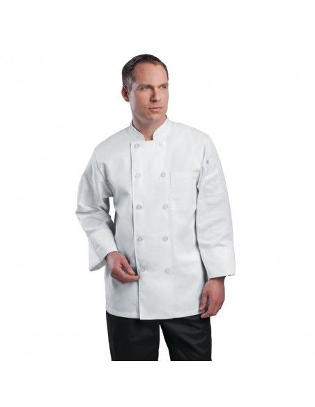 Veste de cuisine mixte Le Mans Chef Works blanche S
