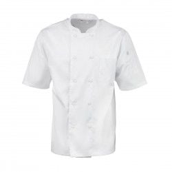 Veste de cuisine mixte blanche Chef Works Montreal Cool Vent S